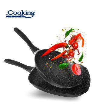 Set de gatit Bon Chef, Heinner, 2 piese, aluminiu forjat