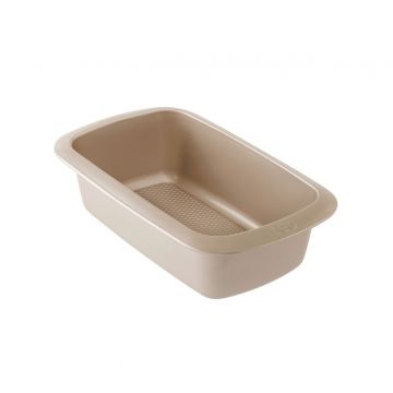 Tava de copt loft BergHOFF, Leo Balance, 24 x 14 x 7.5 cm, otel carbon, invelis antiaderent, bej