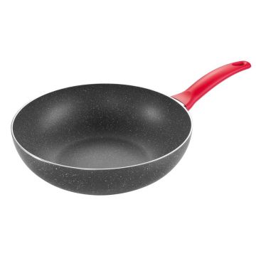 Tigaie de tip wok ø 28 cm Manico Rosso – Tescoma