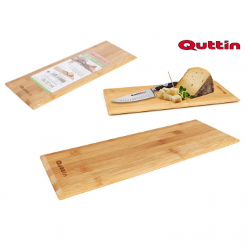 Tocator, platou lemn bambus 33x11,5cm-Quttin