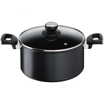 Cratita cu capac Tefal Unlimited G2554672, 24 cm