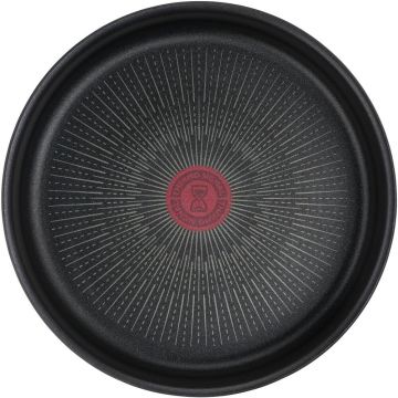 Cratita Tefal Ingenio Unlimited L7633502, 24 cm, Invelis antiaderent, Tehnologia Thermo-Signal, Negru
