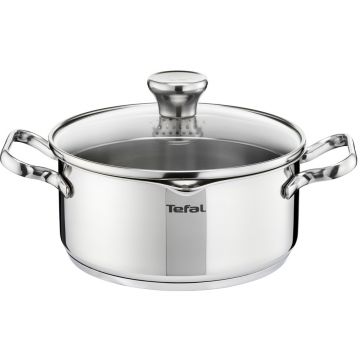 Oala cu capac Tefal Duetto, Inductie, 20 cm