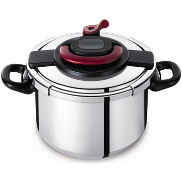 Oala sub presiune Tefal Clipso+, Inductie, 6 L