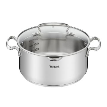OalÄdin inox 5 l adecvatÄpentru plita cu inducÈu009Bie Duetto+ âu0080Tefal