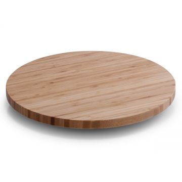 Platou servire, din lemn de bambus, Revolving Natural, Ø35xH3,7 cm Platou servire, din lemn de bambus, Revolving Natural, Ø35xH3,7 cm