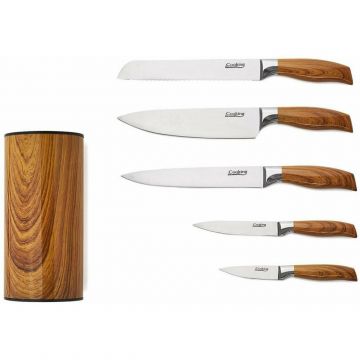 Set cutite de bucatarie Heinner Nature HR-EVI-S013, 6 piese