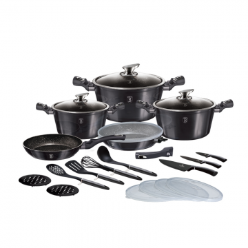 Set oale marmorate 22 piese Carbon Pro Berlinger Haus BH 7181