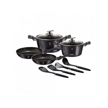 Set oale si tigai marmorate 10 piese Carbon Pro Berlinger Haus BH 6917