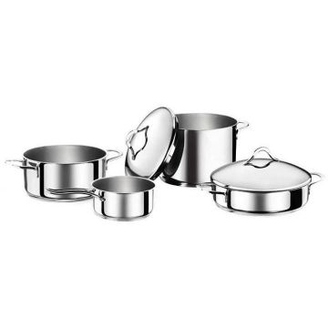 Set vase gatit Bialetti Diletta Inox Inductie, 6 piese
