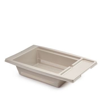 Sita pentru chiuveta, 27,5 x 43,5 x 10 cm, crem - Surt Vrm