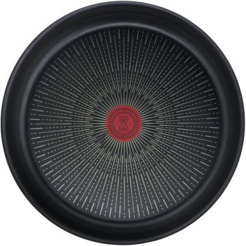 Tigaie Tefal Ingenio Unlimited L7630632, 28 cm, Invelis antiaderent, Tehnologia Thermo-Signal, Negru