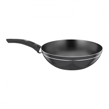 Tigaie wok aluminiu ZILAN ZLN-2096, Non-stick, 26 cm