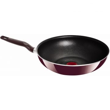 Tigaie wok Tefal Boost, 28 cm