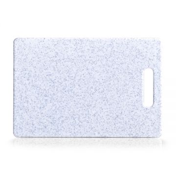 Tocator cu maner, din plastic, Granite Medium Gri Deschis, L30xl20xH0,8 cm