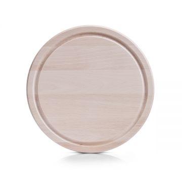 Tocator din lemn de fag, Snack Round Small Natural, Ø25xH1,5 cm