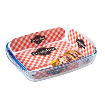 Vas de copt termorezistent Glassware Range, Ocuisine, 28x20 cm, sticla